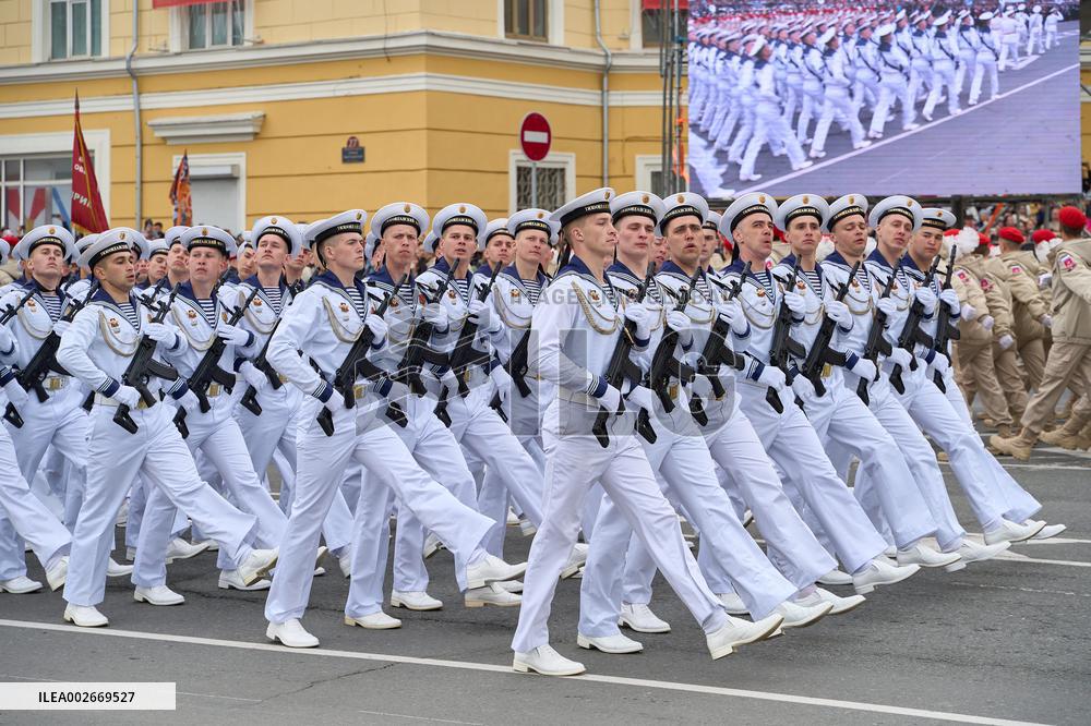 RUSSIA-VLADIVOSTOK-VICTORY DAY-PARADE