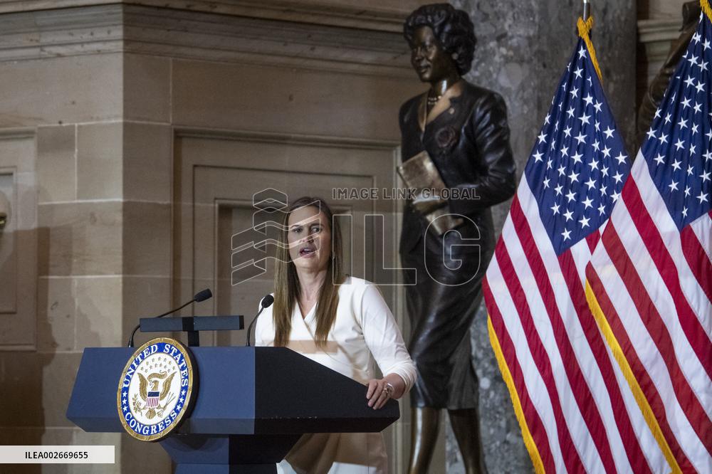 Statue Ceremony Honoring Daisy Bates At US Capitol - Washington