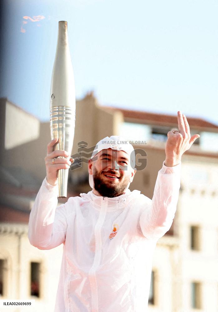 Arrival of the Olympic Flame in Marseille