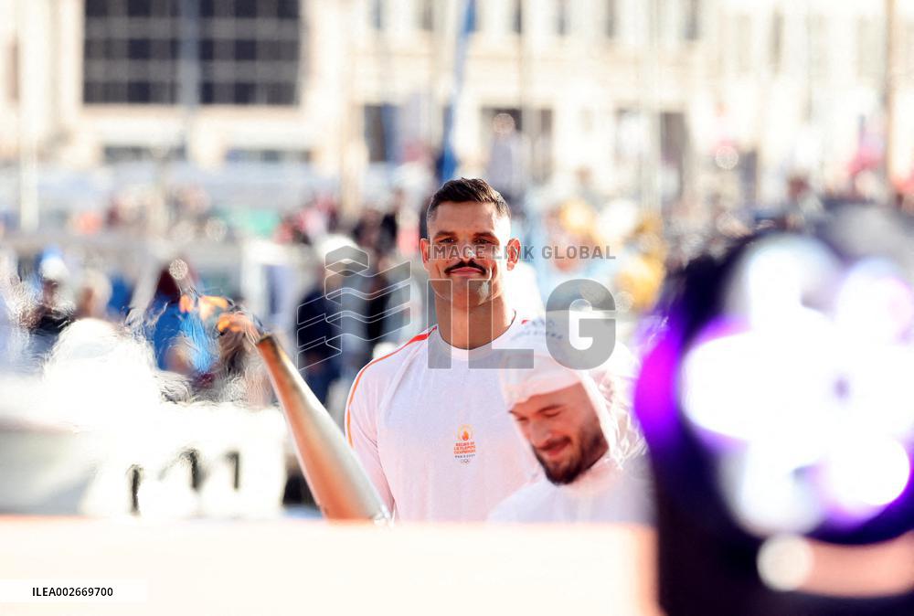Arrival of the Olympic Flame in Marseille