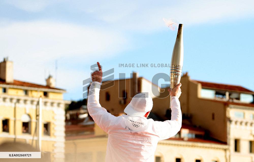 Arrival of the Olympic Flame in Marseille
