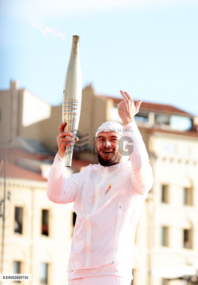 Arrival of the Olympic Flame in Marseille
