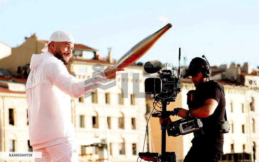Arrival of the Olympic Flame in Marseille
