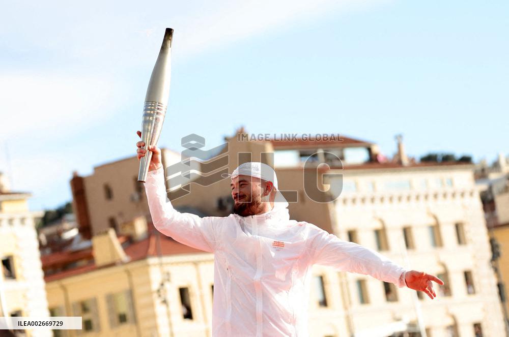 Arrival of the Olympic Flame in Marseille