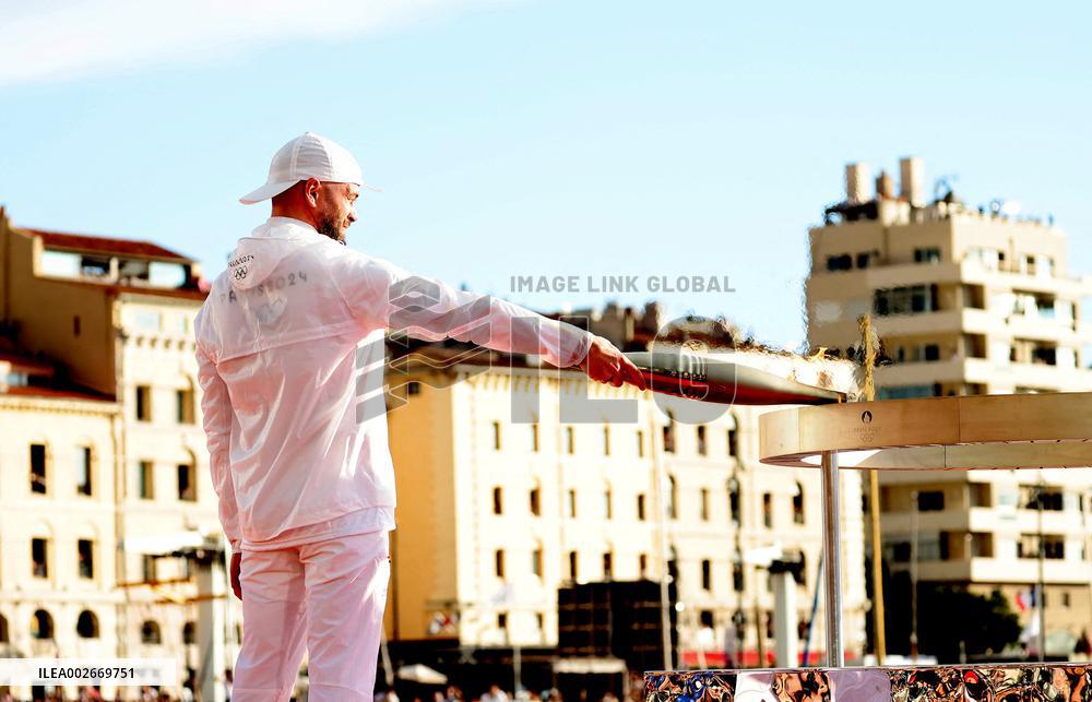 Arrival of the Olympic Flame in Marseille