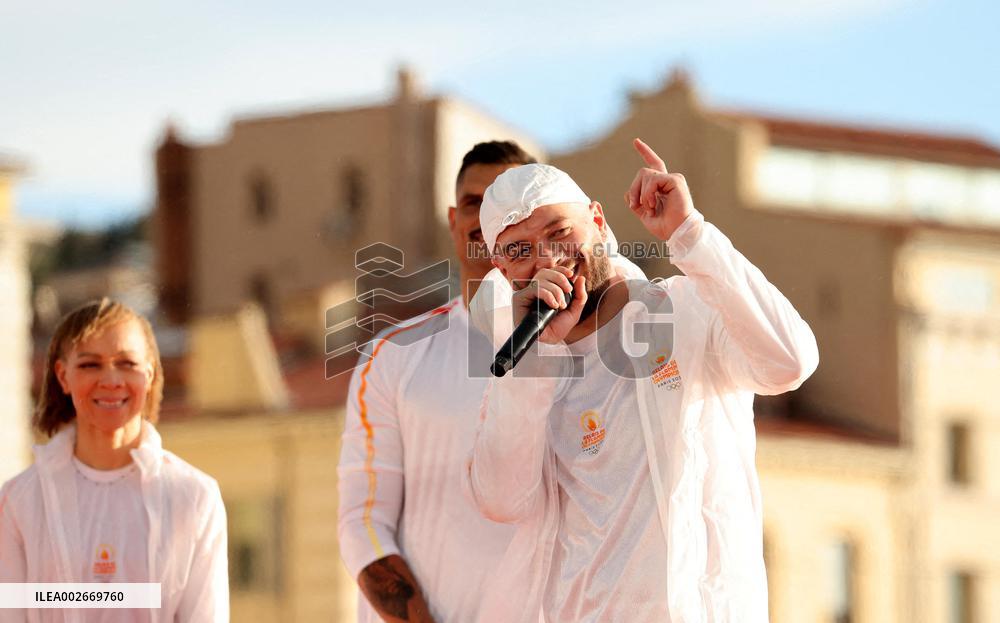 Arrival of the Olympic Flame in Marseille