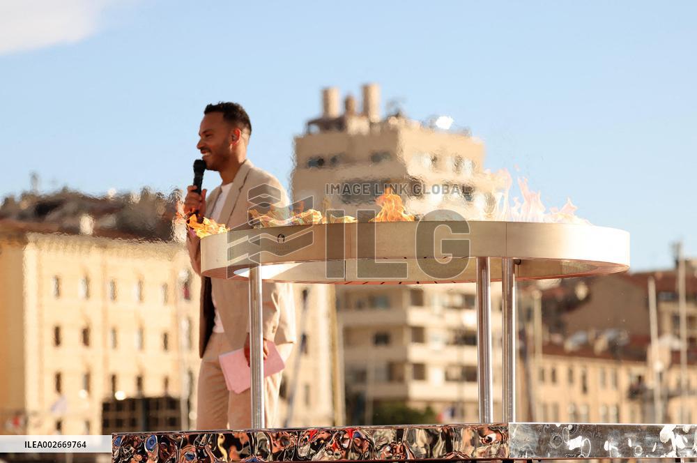 Arrival of the Olympic Flame in Marseille