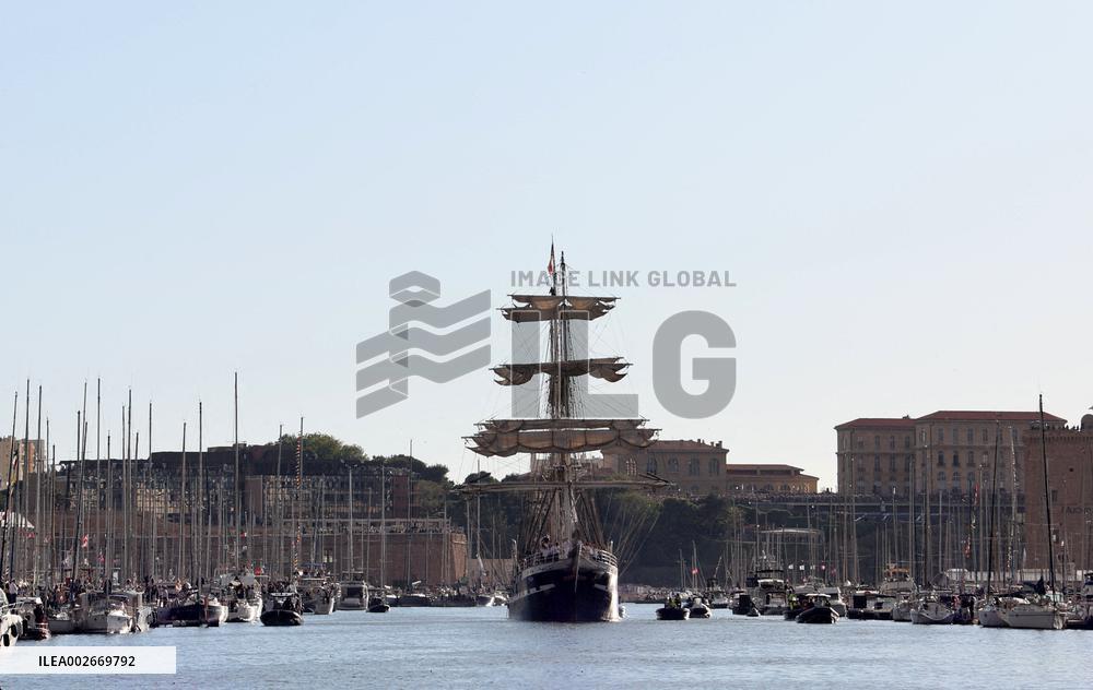 Arrival of the Olympic Flame in Marseille