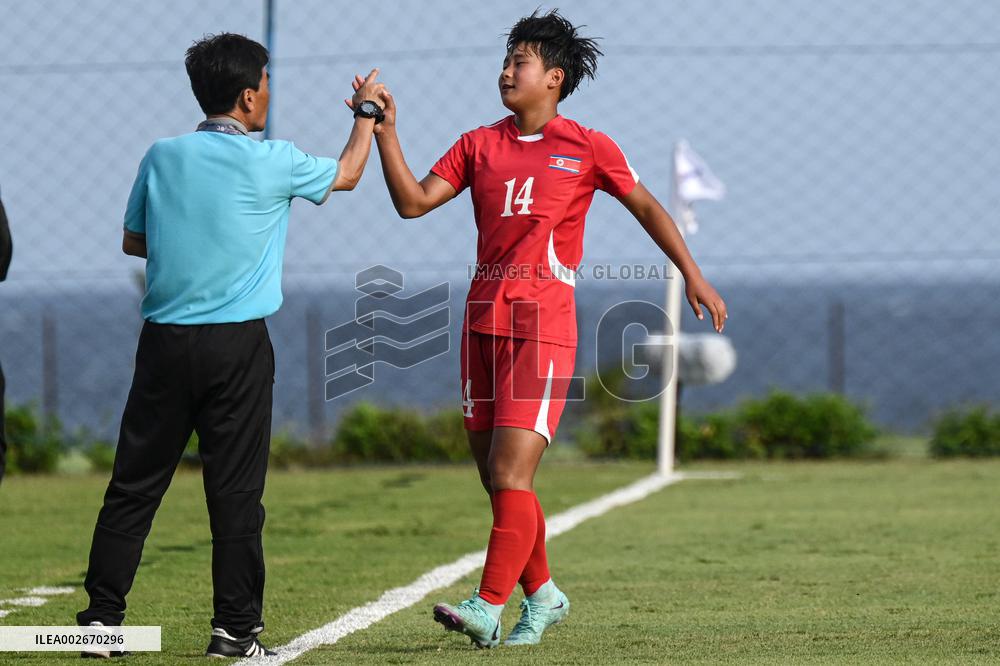 (SP)INDONESIA-BALI-FOOTBALL-AFC U17 WOMEN'S ASIAN CUP-PHI VS DPRK