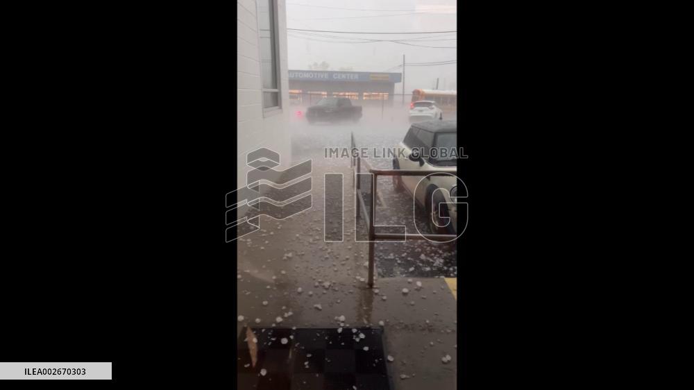 US: Deadly Storms Bring Large Hail To Parts Of Tennessee