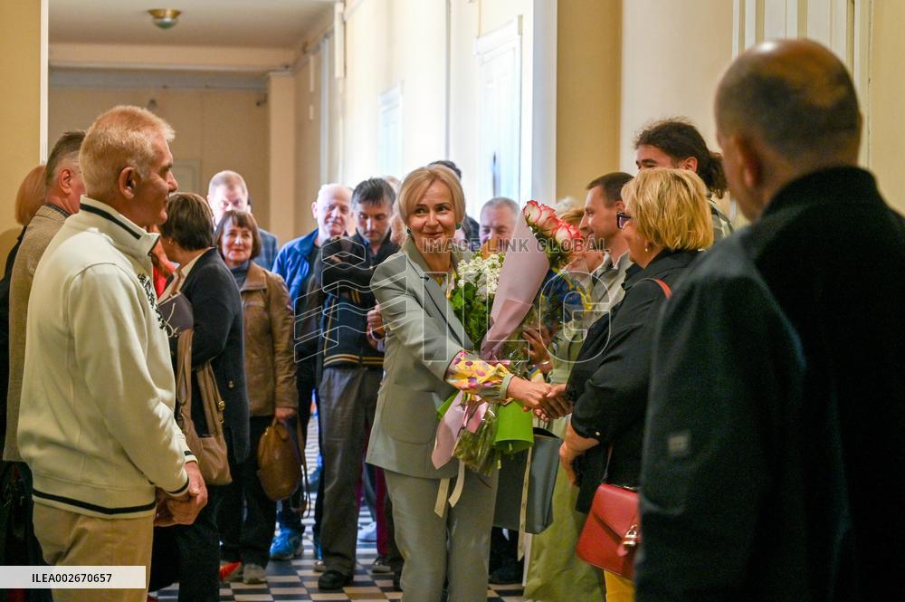 Appeal hearing in reinstatement case of Iryna Farion in Lviv
