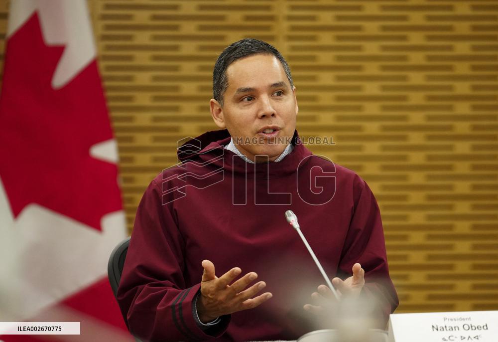 PM Justin Trudeau Meets President of the Inuit Tapiriit Kanatami - Ottawa