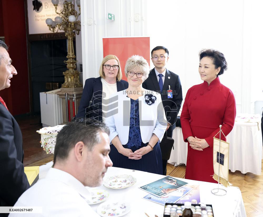 HUNGARY-BUDAPEST-PENG LIYUAN-NAGY-BUDA CASTLE-VISIT