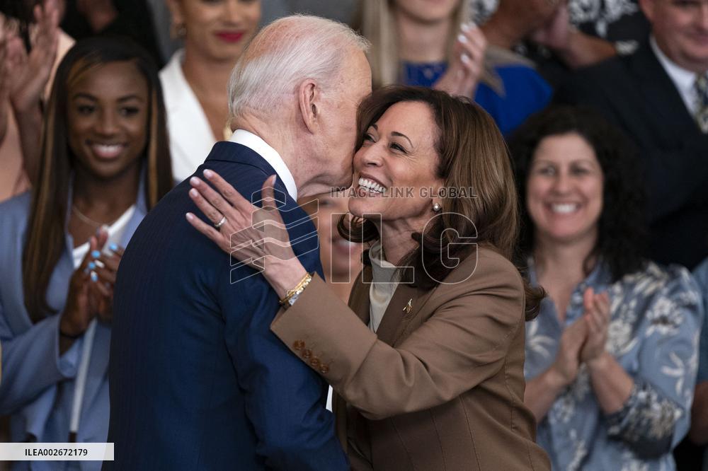 Los Vegas Aces Celebrate 2023 WNBA Championship at White House