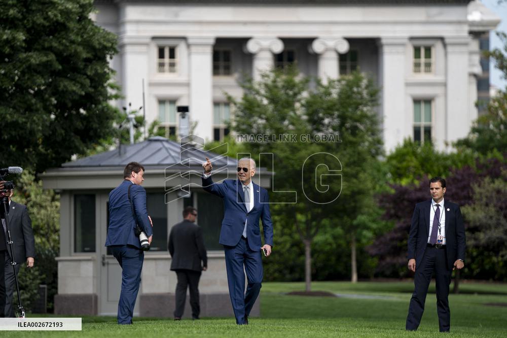 President Biden departs White House for San Francisco