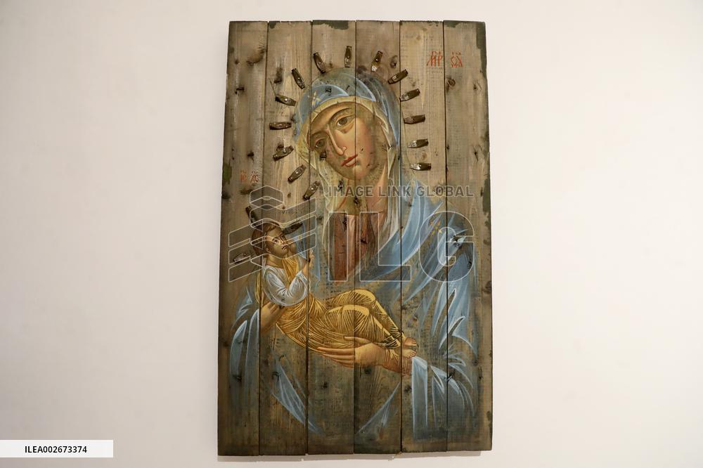 Icons on Ammo Boxes exhibition in Kyiv