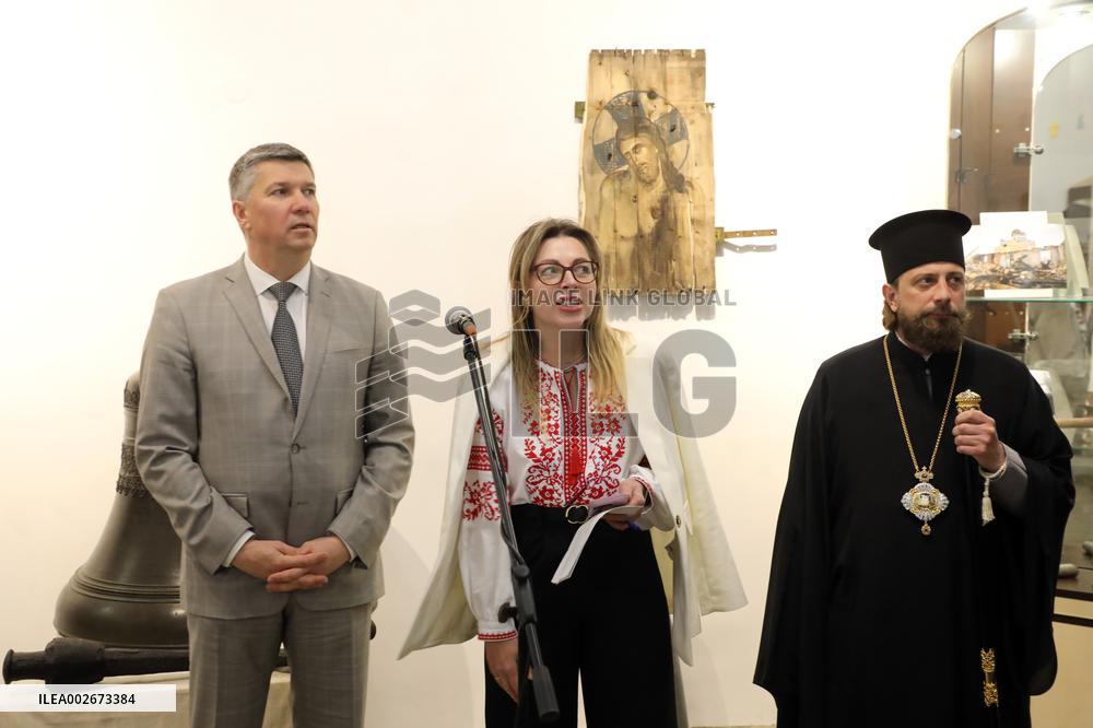 Icons on Ammo Boxes exhibition in Kyiv