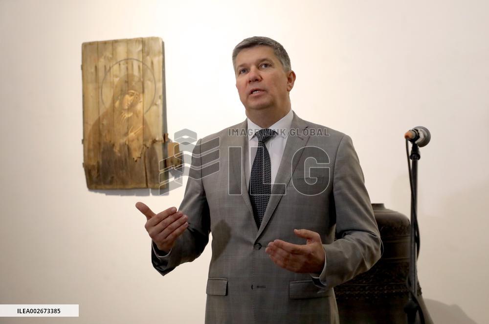 Icons on Ammo Boxes exhibition in Kyiv