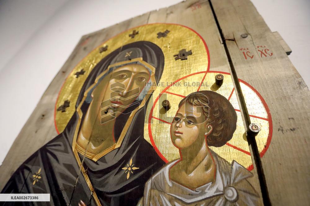 Icons on Ammo Boxes exhibition in Kyiv
