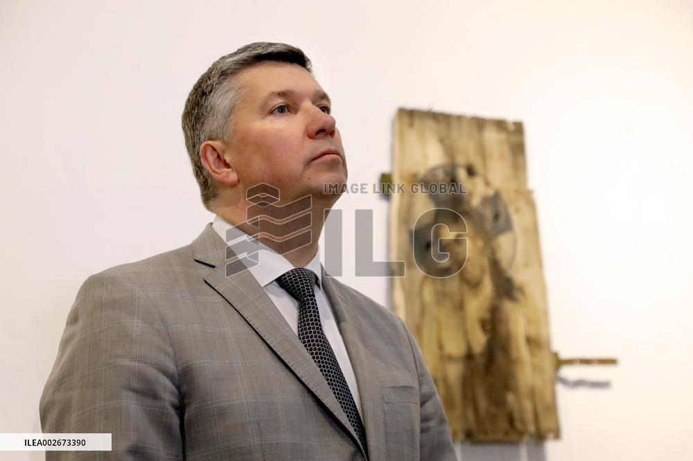 Icons on Ammo Boxes exhibition in Kyiv