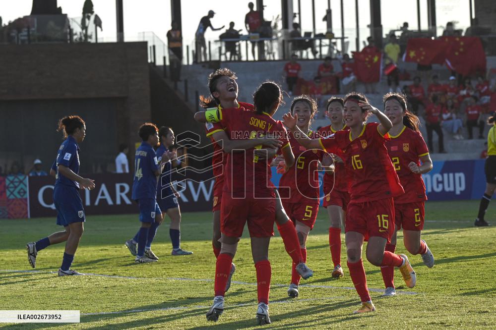 (SP)INDONESIA-BALI-FOOTBALL-AFC U17 WOMEN'S ASIAN CUP-THA VS CHN