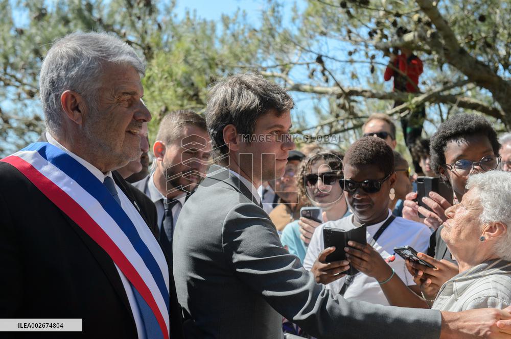PM Attal At Commemorations To Mark The Abolition Of Slavery - La Rochelle