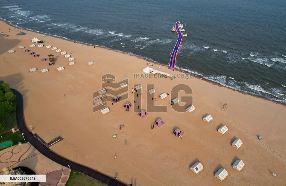 CHINA-HEBEI-QINHUANGDAO-TOURISM-CAMPING SITE (CN)