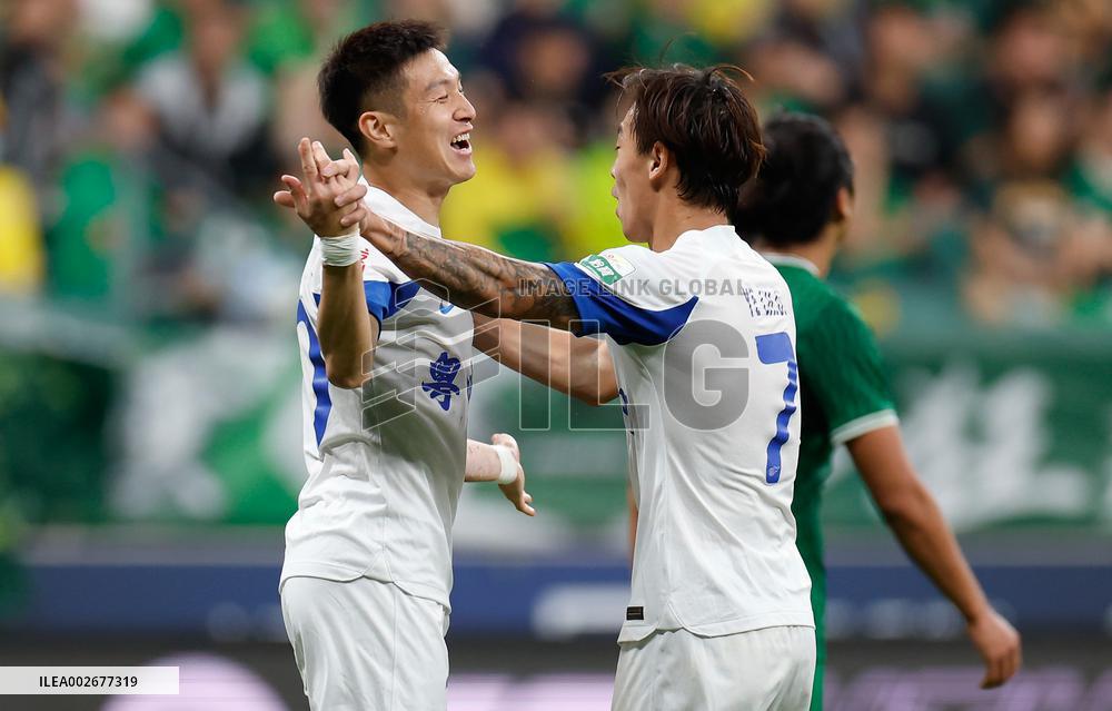 (SP)CHINA-BEIJING-FOOTBALL-CSL-BEIJING GUOAN VS MEIZHOU HAKKA(CN)