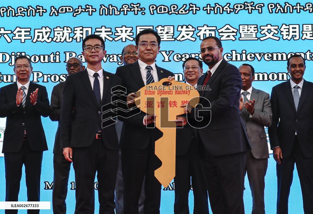 ETHIOPIA-CHINESE-BUILT RAILWAY-HANDOVER