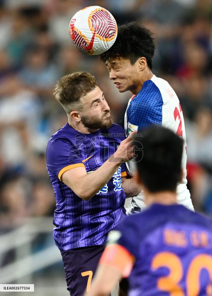 (SP)CHINA-TIANJIN-FOOTBALL-CSL-TIANJIN VS SHANGHAI (CN)