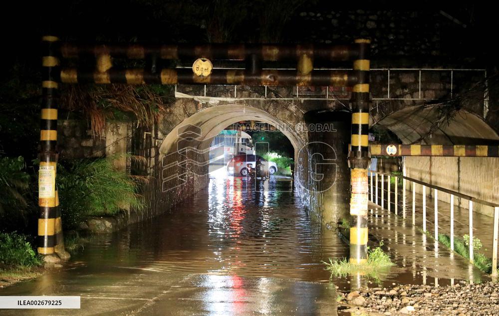 Daily Life During Rainstorm in Liuzhou