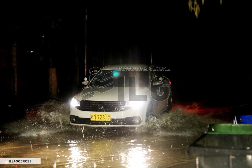 Daily Life During Rainstorm in Liuzhou