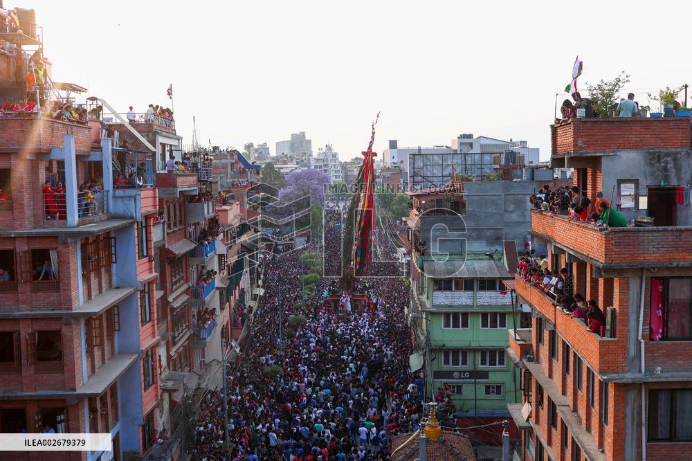 NEPAL-LALITPUR-RATO MACHINDRANATH FESTIVAL