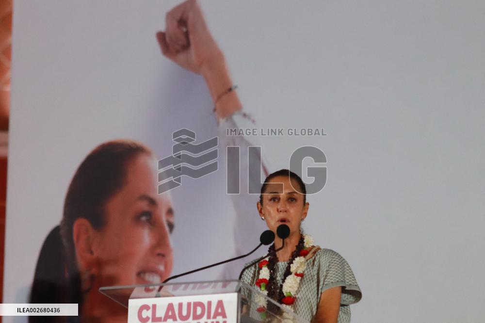 Claudia Sheinbaum Campaign Rally - Mexico