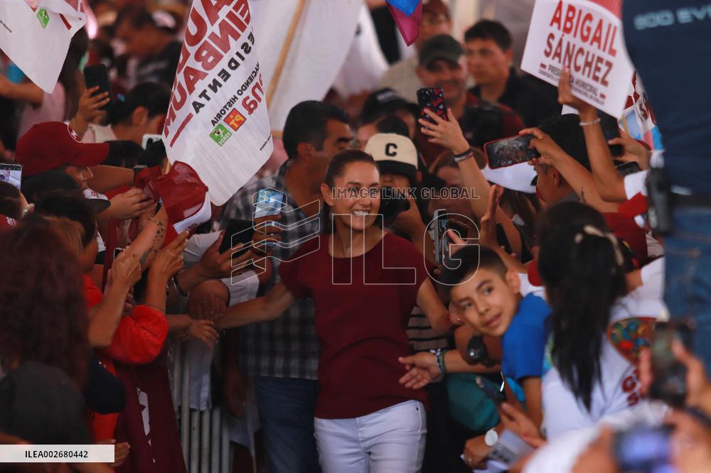 Claudia Sheinbaum Campaign Rally - Mexico