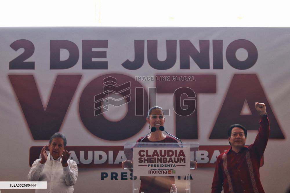 Claudia Sheinbaum Campaign Rally - Mexico