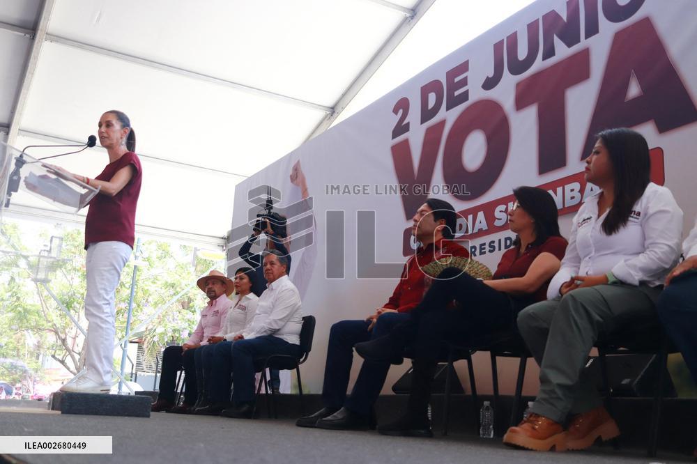 Claudia Sheinbaum Campaign Rally - Mexico