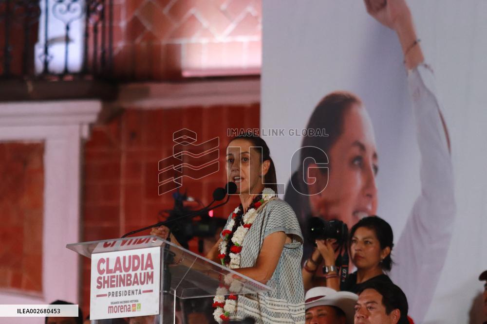 Claudia Sheinbaum Campaign Rally - Mexico