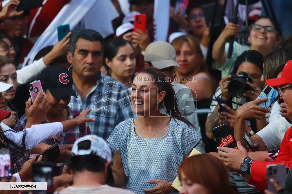 Claudia Sheinbaum Campaign Rally - Mexico