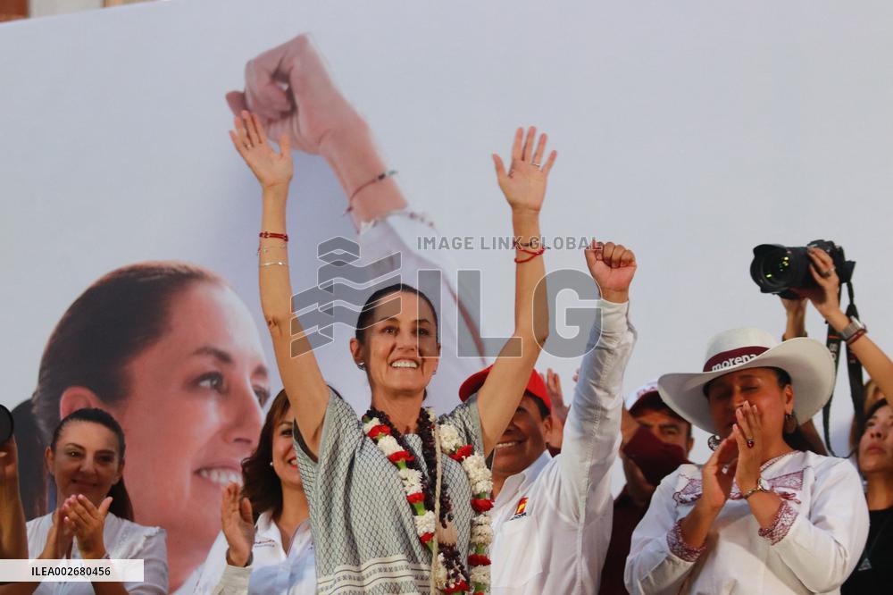 Claudia Sheinbaum Campaign Rally - Mexico