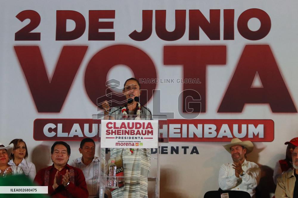 Claudia Sheinbaum Campaign Rally - Mexico