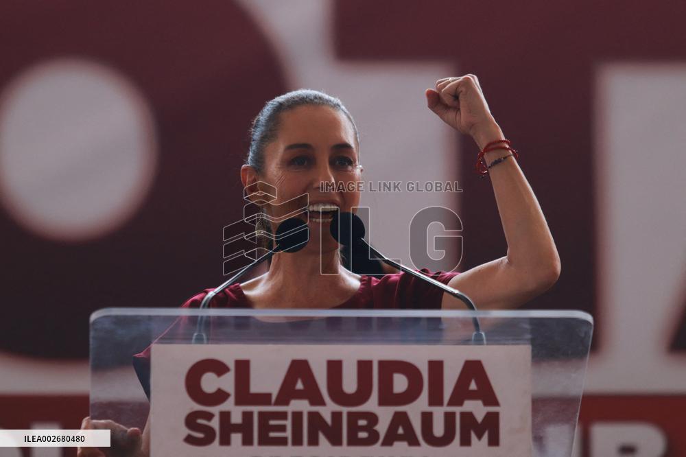 Claudia Sheinbaum Campaign Rally - Mexico