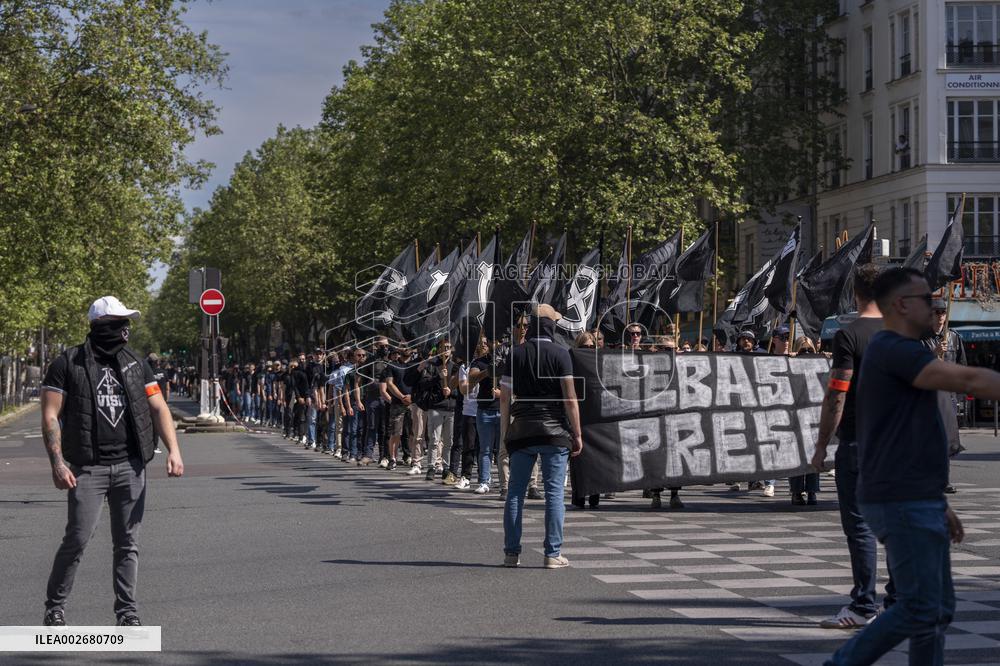 French Extreme Right Demonstration In Paris