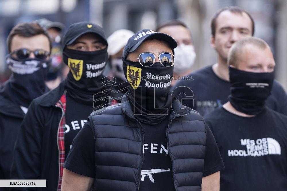French Extreme Right Demonstration In Paris