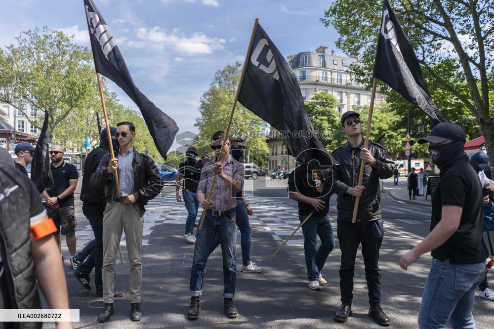 French Extreme Right Demonstration In Paris