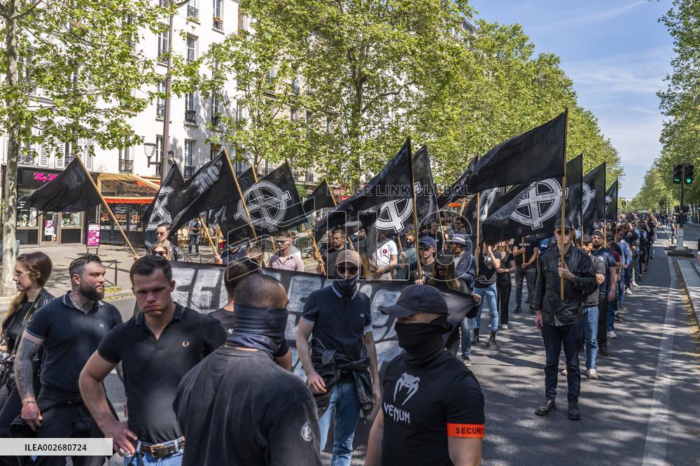 French Extreme Right Demonstration In Paris