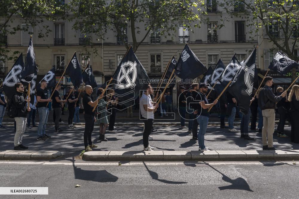 French Extreme Right Demonstration In Paris