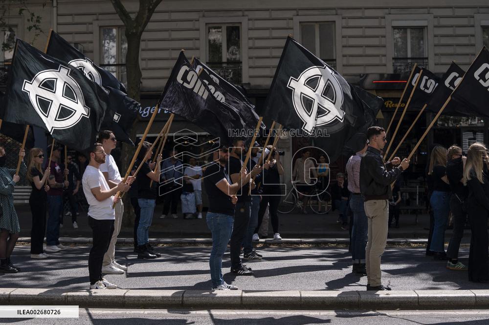 French Extreme Right Demonstration In Paris