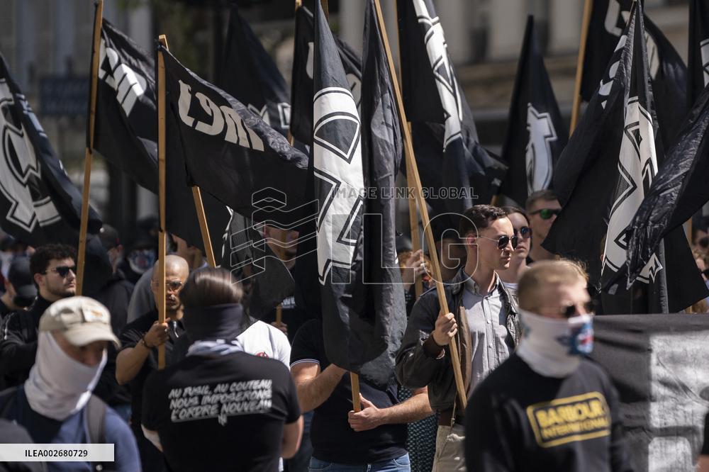 French Extreme Right Demonstration In Paris