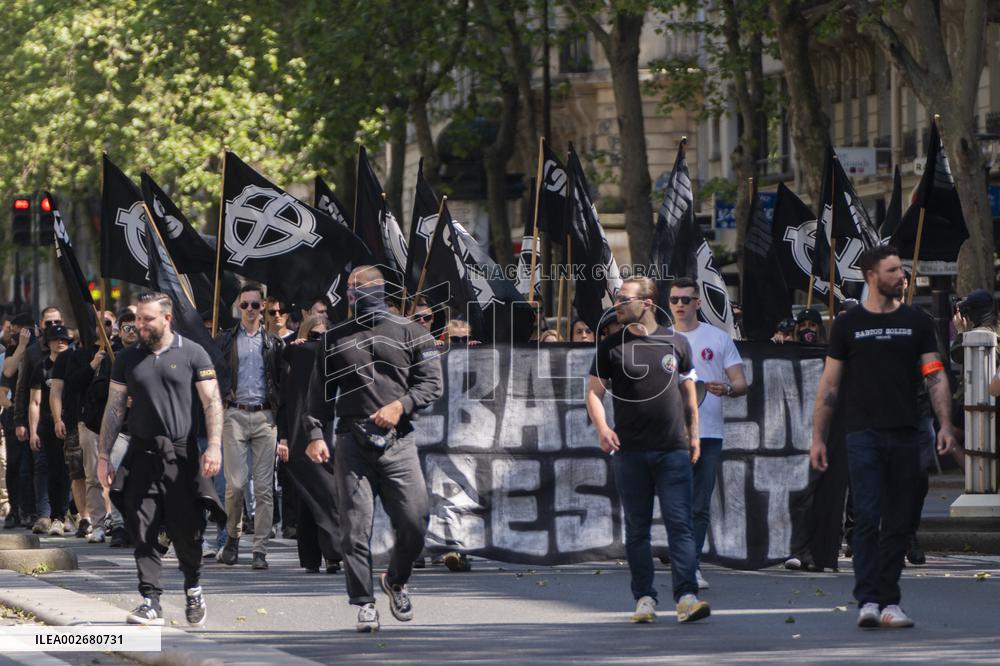 French Extreme Right Demonstration In Paris
